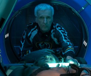 Director James Cameron behind the scenes of 20th Century Studios' AVATAR 2. Photo by Mark Fellman. © 2022 20th Century Studios. All Rights Reserved.