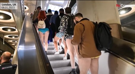 ‘Dan bez hlača’: Londonsku podzemnu željeznicu preplavili putnici u donjem rublju
