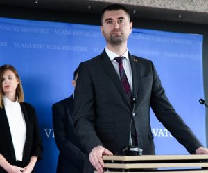 13.1.2023., Zagreb - Ministar Davor FIlipovic dao je izjavu za medije nakon sjednice Vlade. Photo: Neva Zganec/PIXSELL