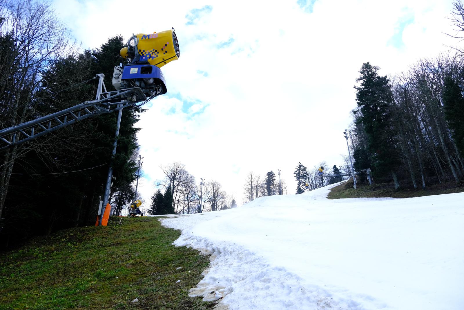 27.12.2022., Zagreb - Medunarodna skijaska federacija (FIS) nakon pregleda staze dala je zeleno svjetlo za odrzavanje zenskih slaloma 4. i 5. sijecnja. Photo: Slaven Branislav Babic/PIXSELL