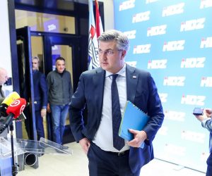 30.01.2023.., Zagreb - Premijer Andrej Plenkovic dao je izjavu za medije nakon  sjednice predsjednistva.  Photo: Slavko Midzor/PIXSELL