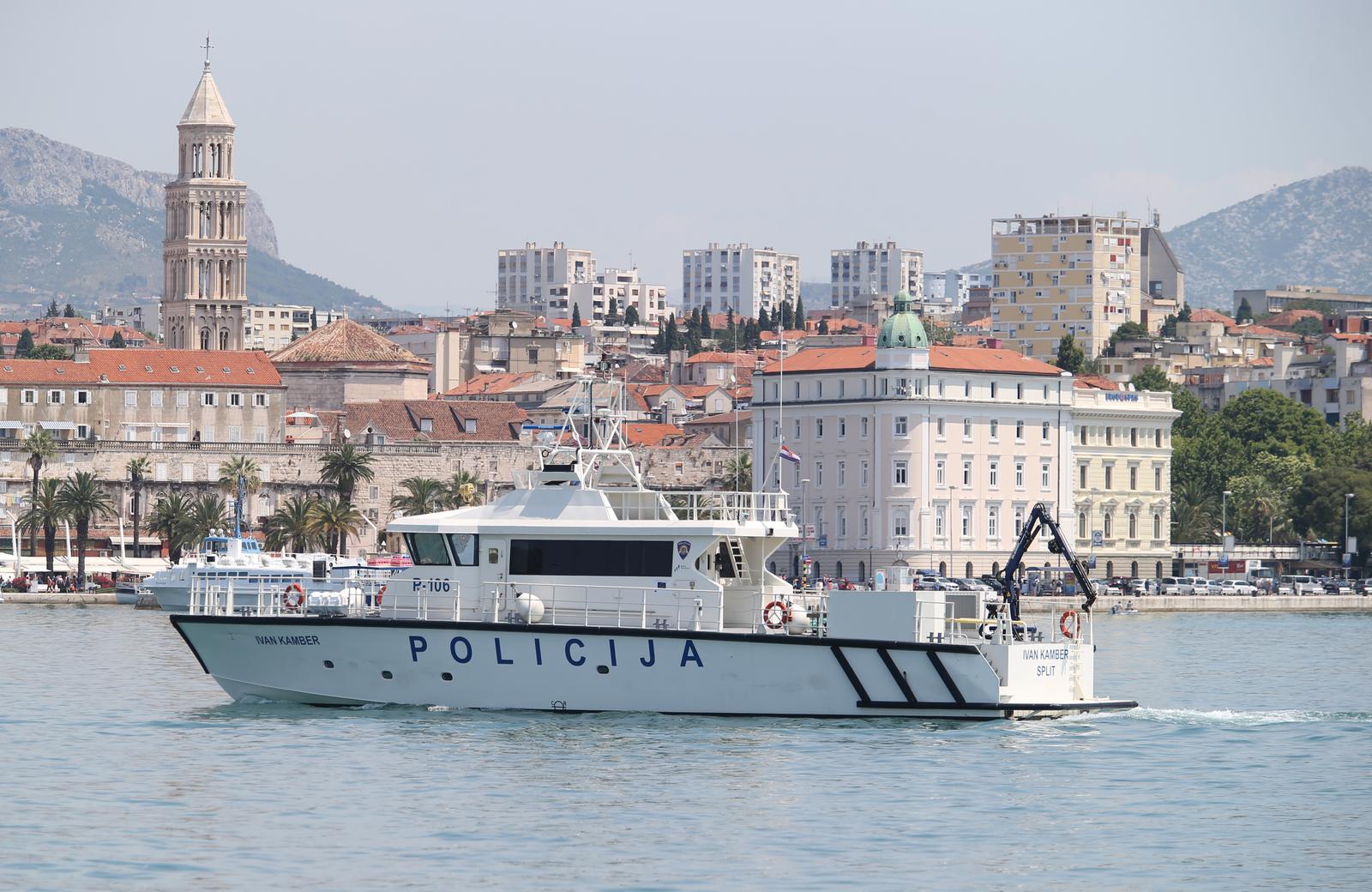 13.07.2015., Split - Brod  pomorske policije Ivan Kamber."nPhoto: Ivo Cagalj/PIXSELL