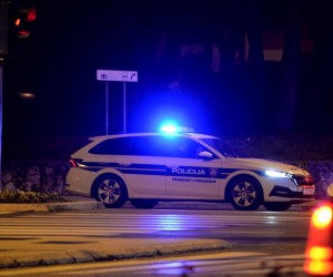 04.02.2023., Split - Ulica Domovinskog rata zatvorena je za promet zbog bure. Photo: Milan Sabic/PIXSELL