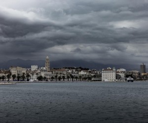 26.02.2023., Split - Oblaci nad Splitom. Photo: Milan Sabic/PIXSELL