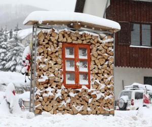 27.02.2023., Skrad - Goransko mjesto Skrad pod snijegom. Photo: Goran Kovacic/PIXSELL