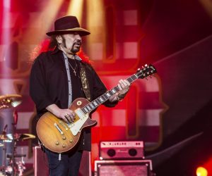 Gary Rossington of Lynyrd Skynyrd performs during the Louder Than Life Festival on Oct. 4, 2015, in Louisville, Ky. (Photo by Amy Harris/Invision/AP)