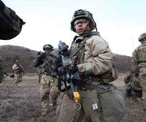 epa10525532 US soldiers from the 2nd Infantry Division participate in the joint Freedom Shield (FS) exercise with South Korean soldiers in Paju, South Korea, 16 March 2023. South Korea and the United States kicked off a regular combined military exercise amid heightened tensions caused by North Korea's missile tests and hardening rhetoric against the allies. The computer simulation-based Freedom Shield (FS) exercise it's 11-day run under 'realistic' scenarios reflective of the North's evolving nuclear and missile threats. It is to proceed with the concurrent field training exercise, called the Warrior Shield. North Korea fired a long-range ballistic missile toward the East Sea on Today, hours before summit talks between the leaders of South Korea and Japan on pending bilateral issues and regional security.  EPA/Chung Sung-Jun / POOL