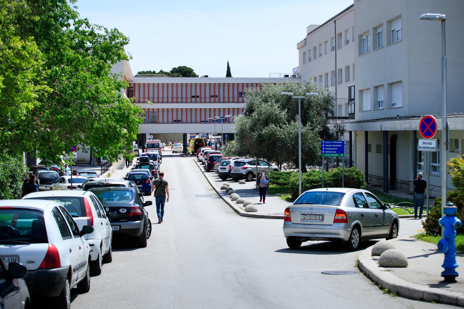 03.05.2021., Split - Zapocinje izgradnja Objedinjenog hitnog bolnickog prijema, najiscekivaniji projekt u novijoj povijesti KBC-a Split.rPhoto: Milan Sabic/PIXSELL
