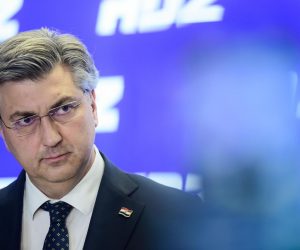 27.3.2023., Zagreb - Premijer Andrej Plenkovic dao je izjavu za medije nakon sjednice sireg Predsjednistva HDZ-a. Photo: Neva Zganec/PIXSELL