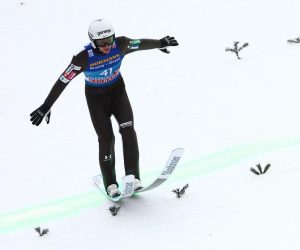 Ski Jumping - Four Hills Tournament - Innsbruck, Austria - January 3, 2023 Slovenia's Peter Prevc in action REUTERS/Lisi Niesner Photo: LISI NIESNER/REUTERS
