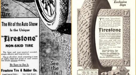 Firestone prije 109 godina patentirao gumu otpornu na klizanje