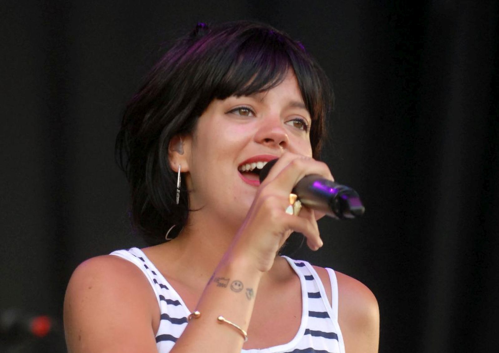 24.06.2009., Zagreb - Lily Allen je nastupila na T-Mobile INmusic festivalu na Jarunu. rPhoto: Matija Habljak/Vecernji list