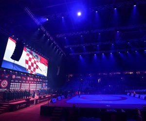 17.04.2023., Arena, Zagreb - Svecano otvorenje Europskog  prvenstva u hrvanju. Photo: Igor Soban/PIXSELL