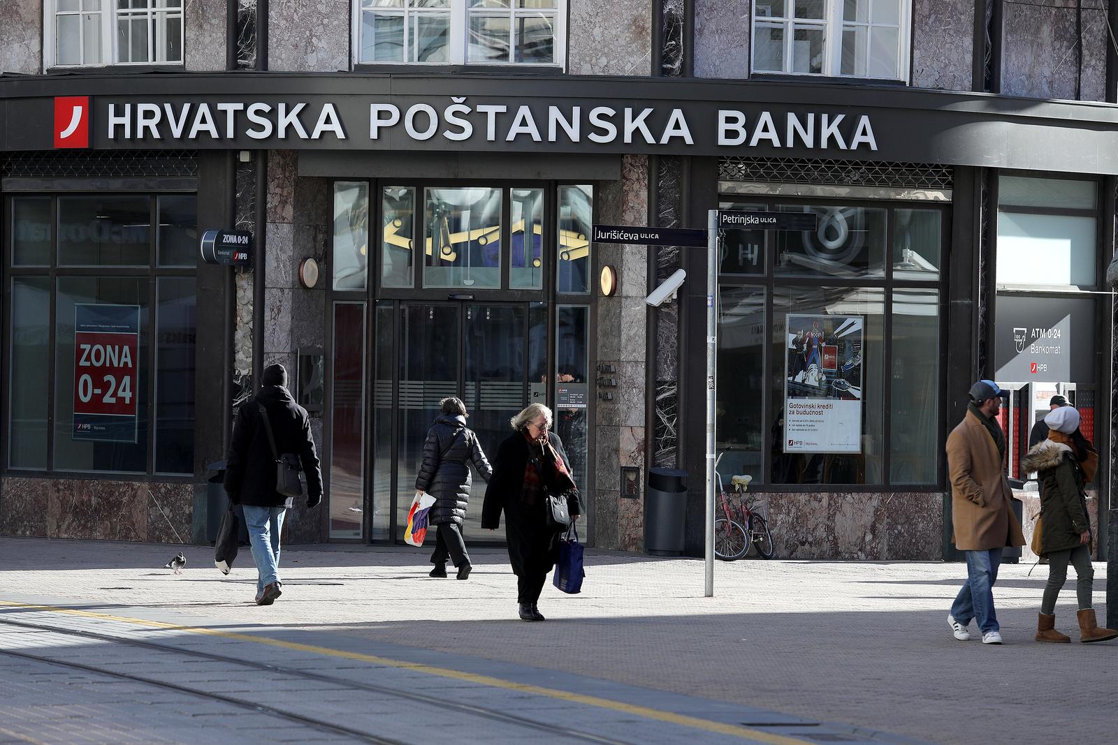 27.11.2017., Zagreb- Zgrada Hrvatske postanske banke u Juriscevoj ulici."nPhoto: Patrik Macek/PIXSELL