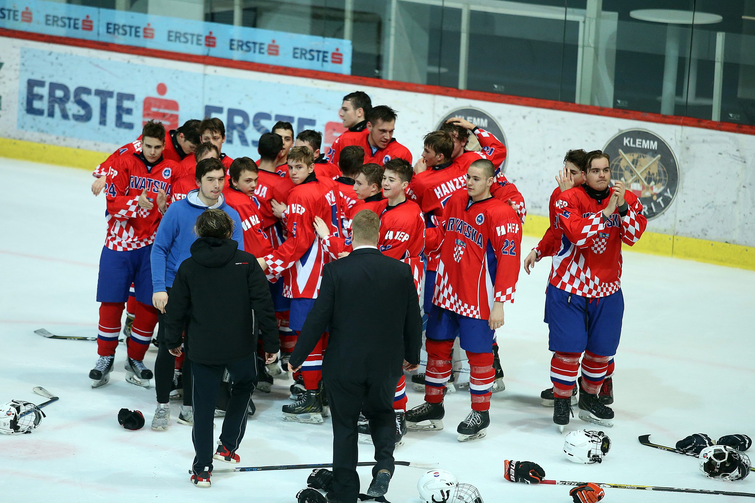 30.03.2018., Zagreb - IIHF U18 svjetsko prvenstvo divizija II skupina B u hokeju na ledu Hrvatska - Spanjolska. "nPhoto: Goran Stanzl/PIXSELL