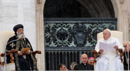 Rijedak prizor u Vatikanu: Zajedno Papa Franjo i patrijarh Tawadros II