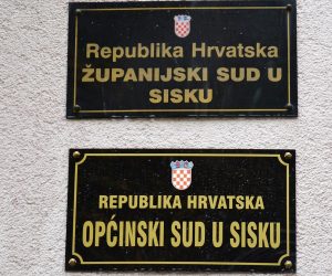 06.11.2014., Sisak - Zgrada u kojoj se nalaze Opcinski i Zupanijski sud. "nPhoto: Nikola Cutuk/PIXSELL