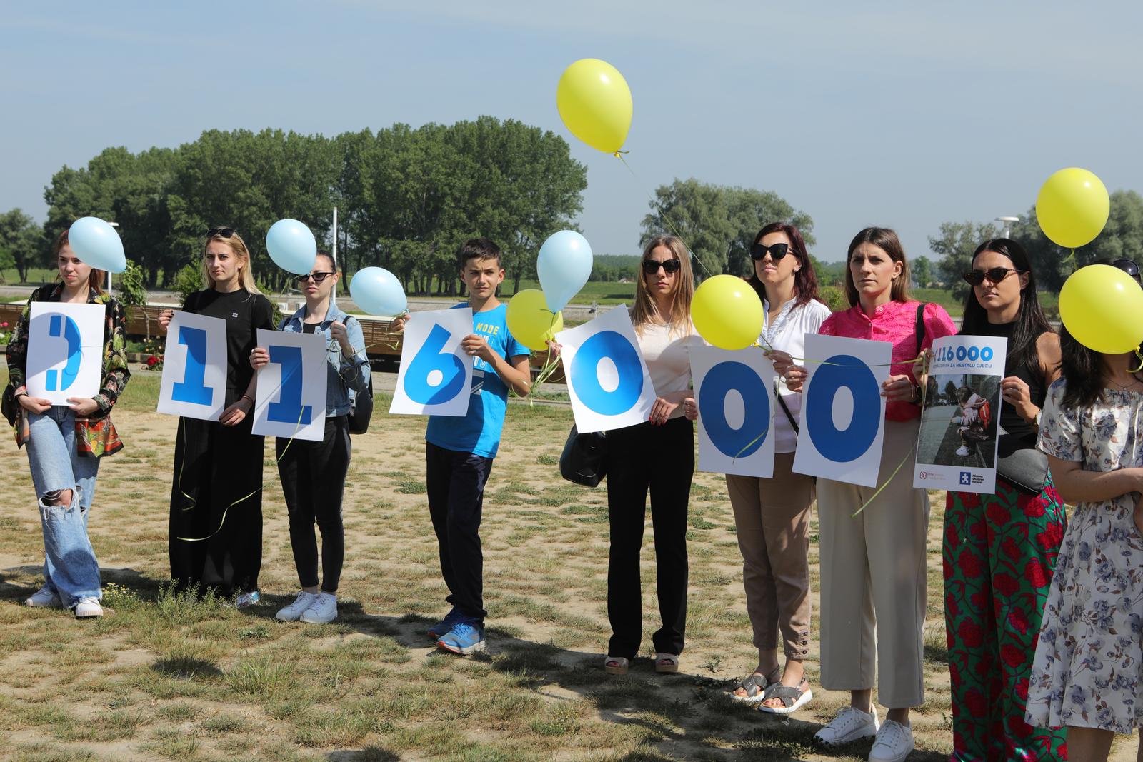 25.05.2022., Osijek - Obiljezavanje Medunarodnog dana nestale djece. Photo: Dubravka Petric/PIXSELL