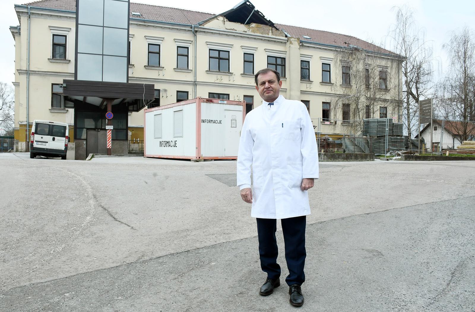 27.01.2023., Sisak - Opca bolnica dr. Ivo Pedisic. ravnatelj Opce bolnice Tomislav Dujmenovic.  Photo: Nikola Cutuk/PIXSELL