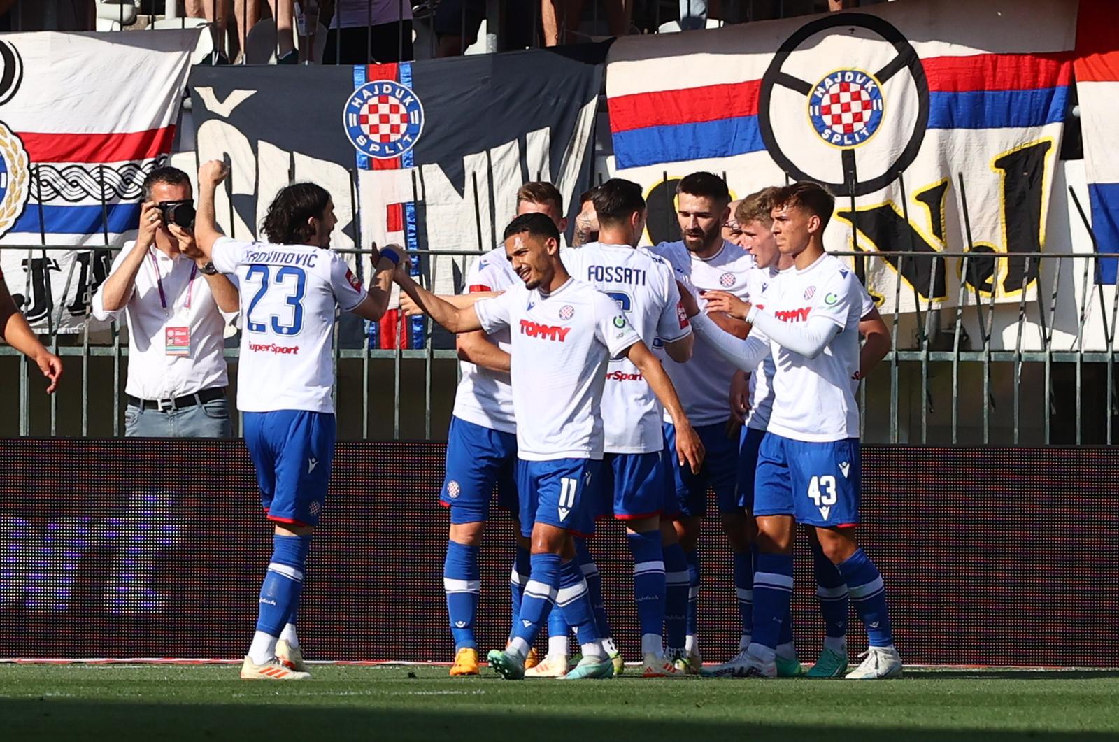 28.05.2023., Stadion Poljud, Split - Utakmica 36. kola Supersport HNL-a: Hajduk - Sibenik. Photo: Miroslav Lelas/PIXSELL