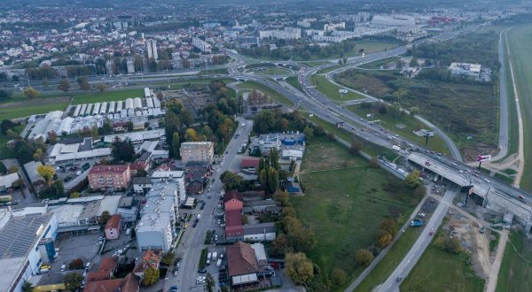 18.10.2022., Zagreb - Zracna fotografija rotora u Remetincu Photo: Igor Kralj/PIXSELL