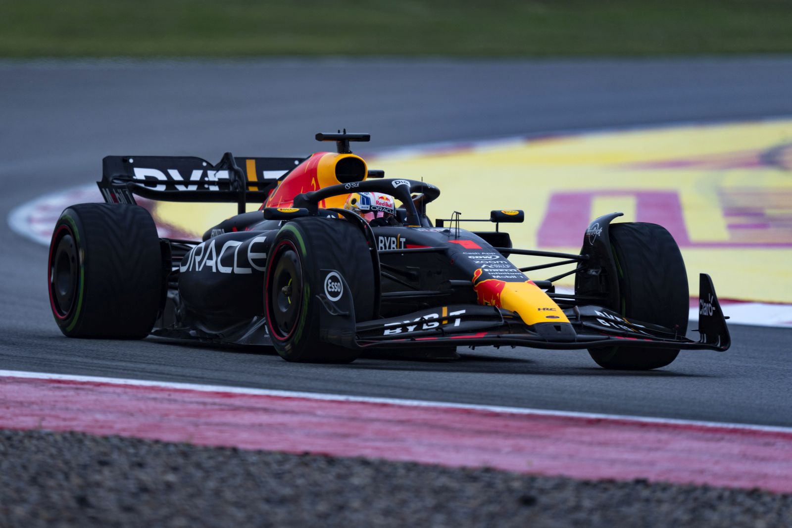 epa10670537 Dutch driver Max Verstappen, Red Bull Racing, in action during a training session at Barcelona-Catalunya circuit in Montmelo, Barcelona, Spain, 03 June 2023. The Formula 1 Grand Prix of Spain 2023 is to be held in the Circuit de Barcelona-Catalunya on 04 June  EPA/Siu Wu