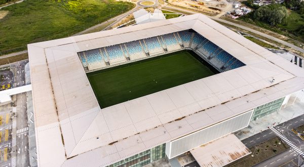 10.05.2022., Osijek - Pogled iz zraka na novi stadion NK Osijeka na Pampasu. Photo: Davor Javorovic/PIXSELL