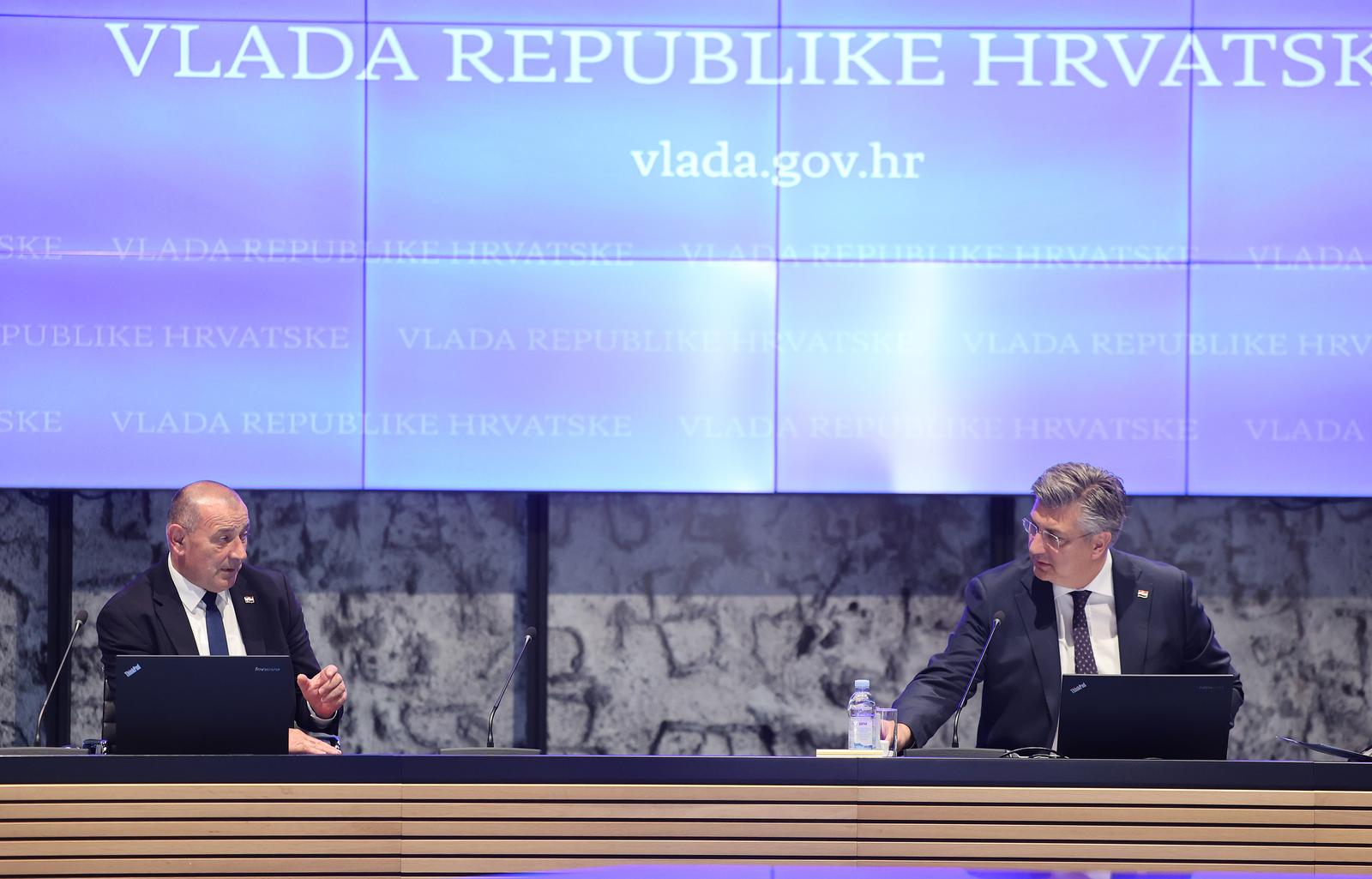 15.06.2023., Zagreb - Predsjednik Vlade Andrej Plenkovic prisustovao je 226 sjednici Vlade RH. Photo: Marko Prpic/PIXSELL