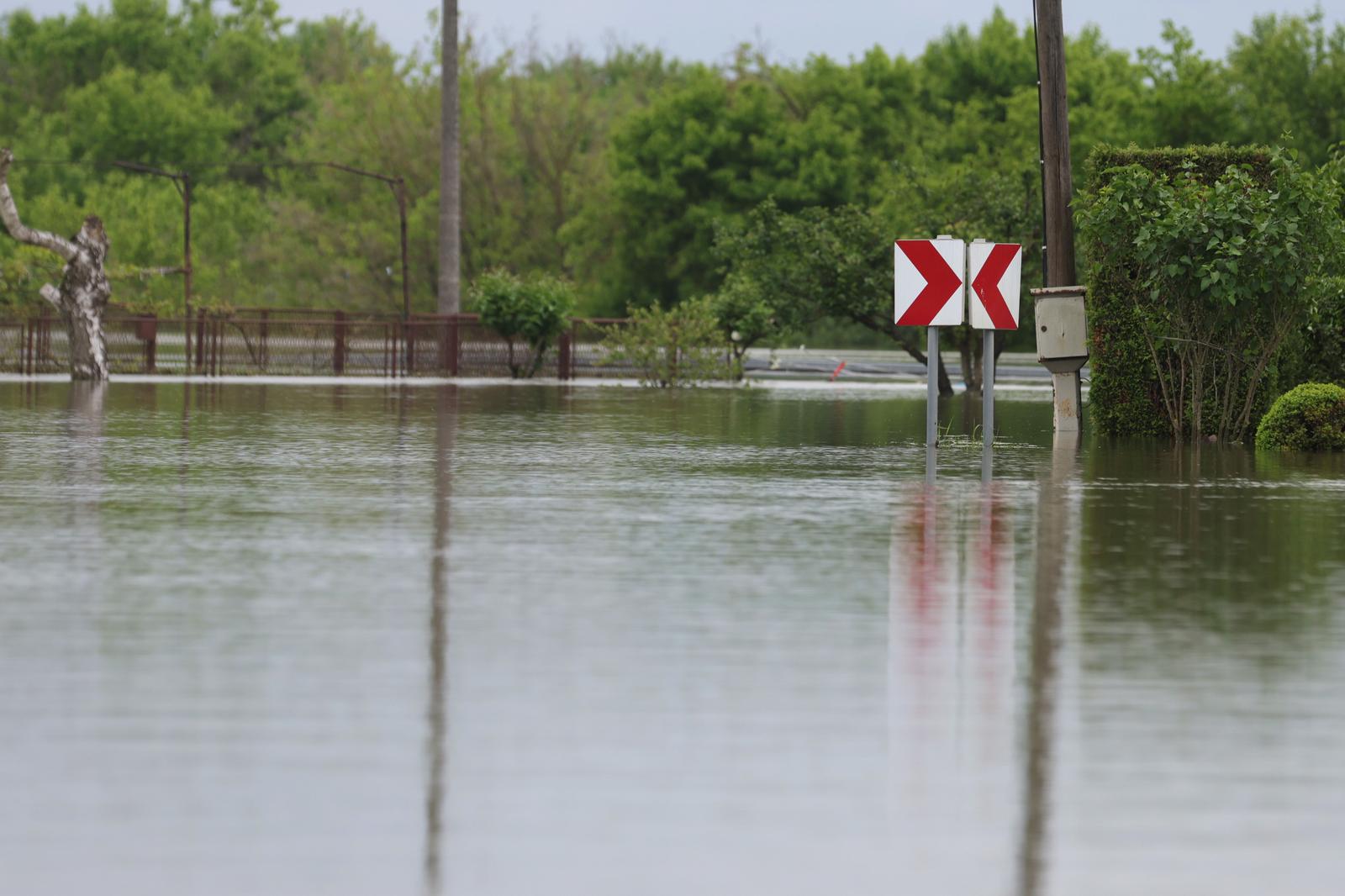 18.05.2023., Karlovac - Poplavljeno podrucje u naselju Selce uz rijeku Kupu. Photo: Luka Stanzl/PIXSELL