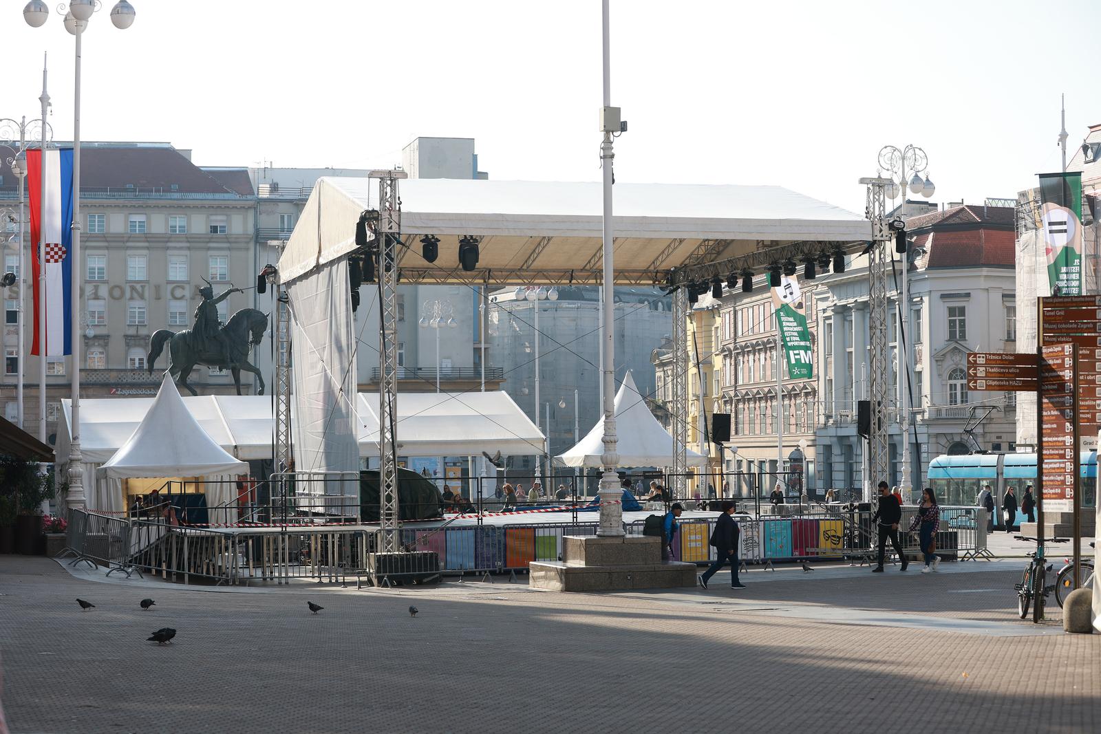 23.05.2023., Zagreb - Trg bana Jelacica. Na glavnom trgu sve je spremno za jos jedan: Festival jednakih mogucnosti Photo: Sanjin Strukic/PIXSELL