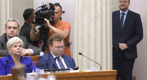 04.07.2023., Zagreb - Sabor 16. sjednicu nastavlja raspravom  o izmjenama i dopunama Zakona o porezu na dohodak. Photo: Patrik Macek/PIXSELL