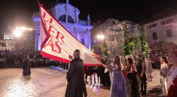 10.07.2023., Crkva svetog Vlaha, Dubrovnik - Svecano otvaranje 74. Dubrovackih ljetnih igara. Photo: Grgo Jelavic/PIXSELL