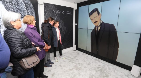 12.05.2023., Karlovac - Dan otvorenih vrata u novootvorenom Nikola Tesla Experience Centru privukao je brojne posjetiteljie.  Photo: Kristina Stedul Fabac/PIXSELL