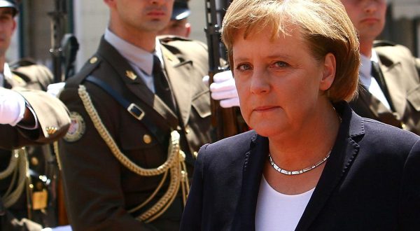 11.05.2007., Zagreb - Njemacka kancelarka Angela Merkel tijekom primanja kod predsjednika Vlade RH Ive Sanadera u Banskim dvorima. Photo: Igor Kralj/PIXSELL