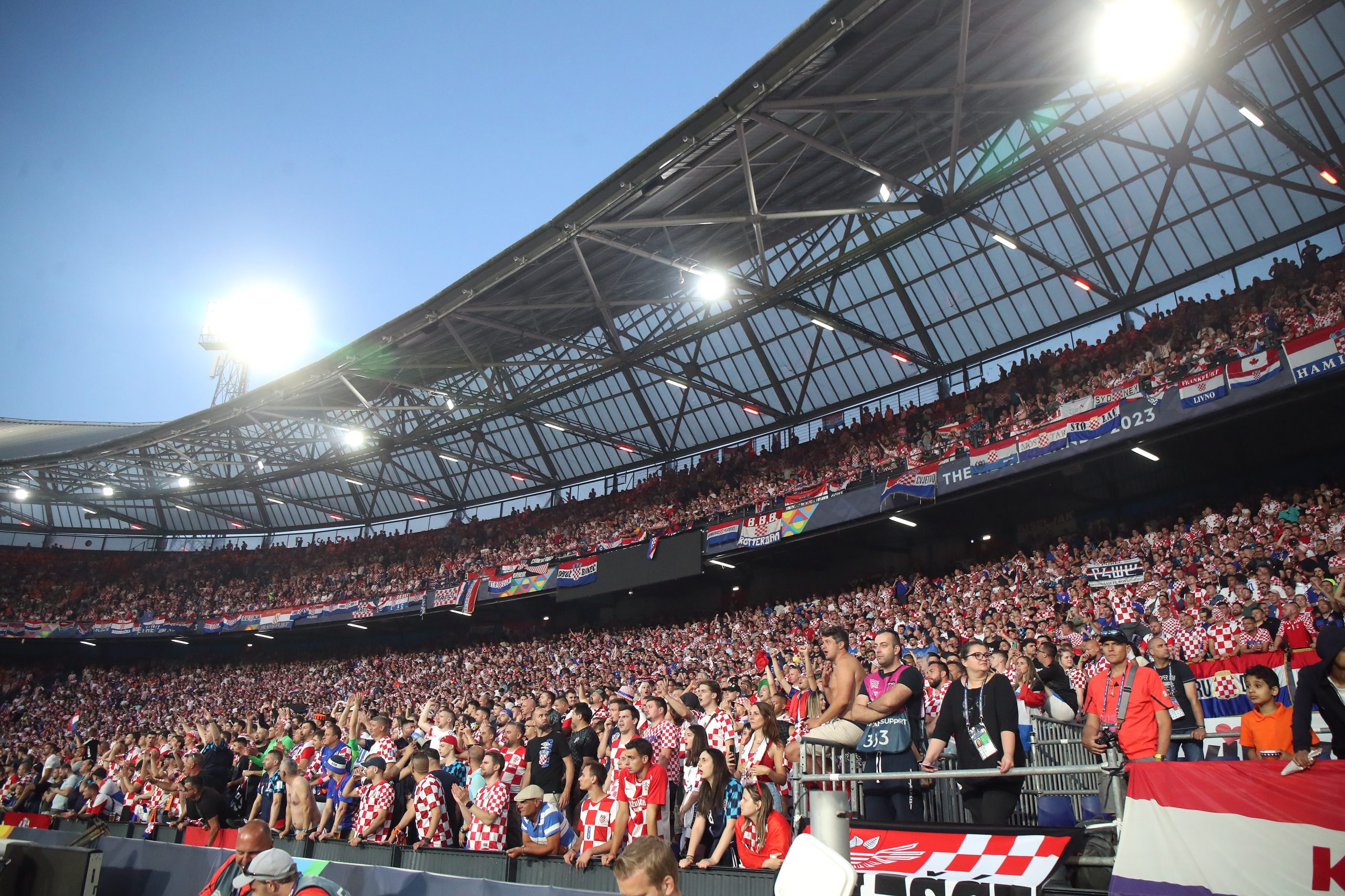 14.06.2023., stadion Feyenoord "De Kuip", Rotterdam, Nizozemska - UEFA Liga Nacija, polufinale, Nizozemska - Hrvatska. Photo: Luka Stanzl/PIXSELL