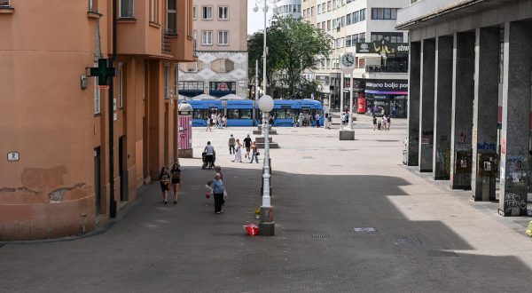 22.6.2023., Zagreb - Vrucina u praznom centru Zagreba  Photo: Zoe Sarlija/PIXSELL