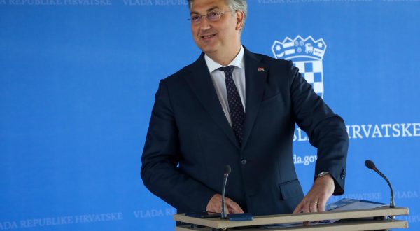 27.07.2023., Zagreb - Nakon sjednice Vlade premijer Andrej Plenkovic dao je izjavu za medije Photo: Zeljko Hladika/PIXSELL