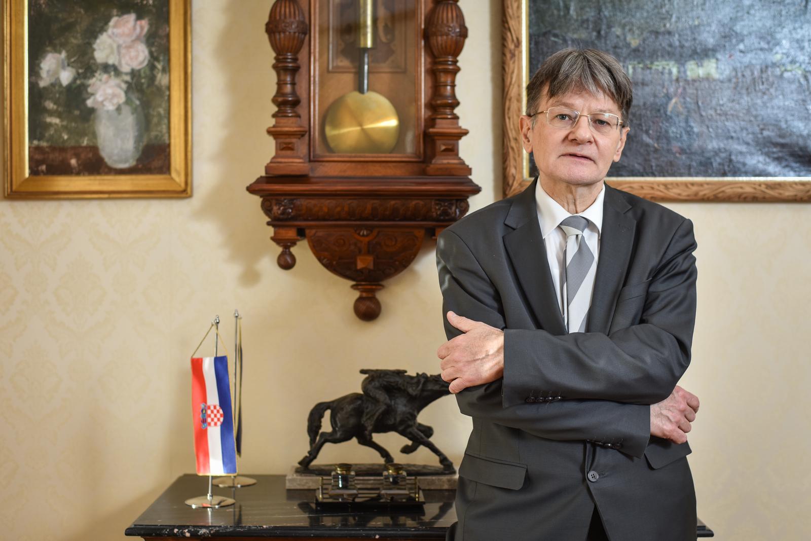 07.01.2022., Zagreb - Radovan Dobronic, predsjednik Vrhovnog suda Republike Hrvatske. 

 Photo: Sasa Zinaja/NFOTO