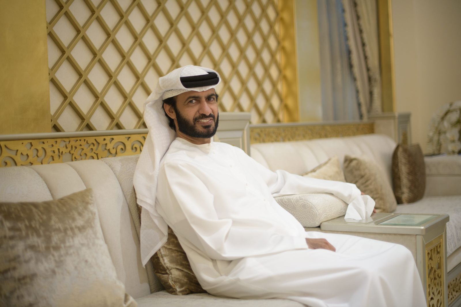 Dubai, 071122.
Saif Alketbi, investitor koji je kupio udio u Fortenovi.
Na fotografiji: Saif Alketbi.
Foto: Marko Miscevic / CROPIX