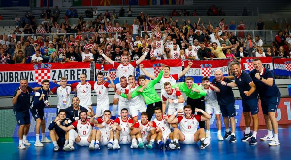 Croatia vs Norway, Quaterfinal game, 2023 IHF MEN’S JUNIOR (U19) WORLD CHAMPIONSHIP, Varaždin, Croatia, 10.08.2023., Mandatory Credit © IHF / HRS / kolektiff
