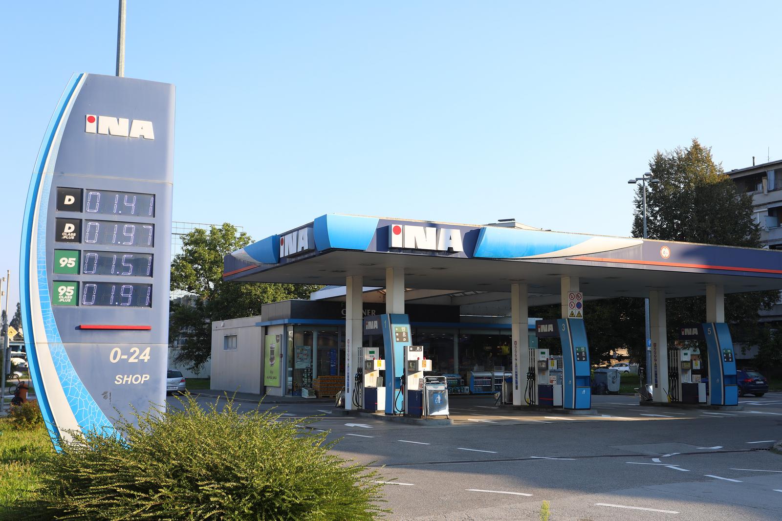 15.08.2023.,Karlovac - Nove cijene goriva na benzinskim postajama.
 Photo: Kristina Stedul Fabac/PIXSELL