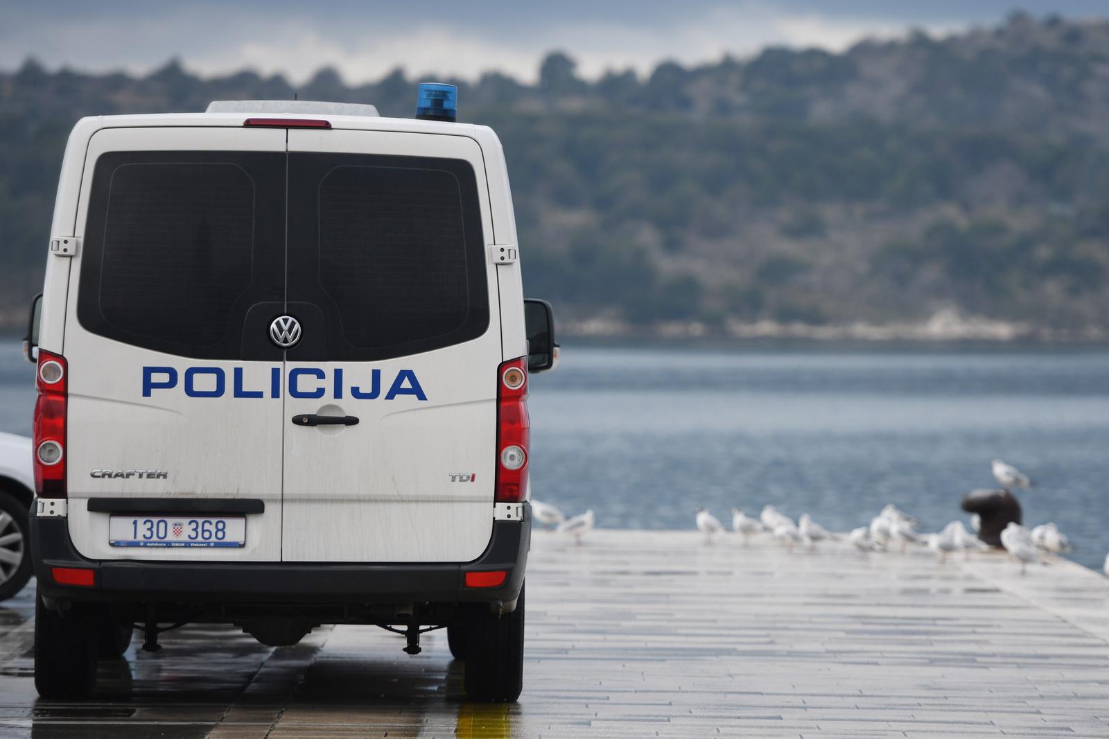19.02.2021., Sibenik - Policijski automobil sibenske intervente policije."nPhoto: Hrvoje Jelavic/PIXSELL