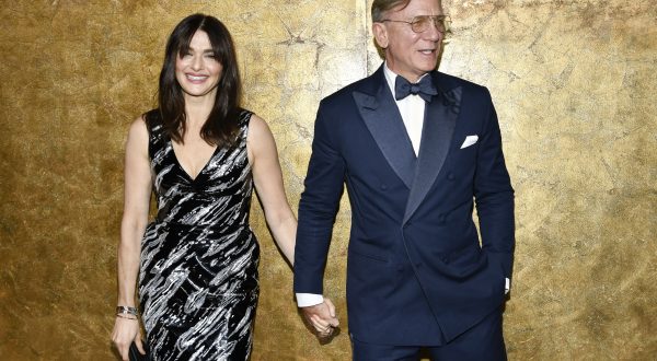 Rachel Weisz, left, and Daniel Craig attend The Albies, hosted by the Clooney Foundation for Justice, at the New York Public Library, Thursday, Sept. 28, 2023, in New York. (Photo by Evan Agostini/Invision/AP)