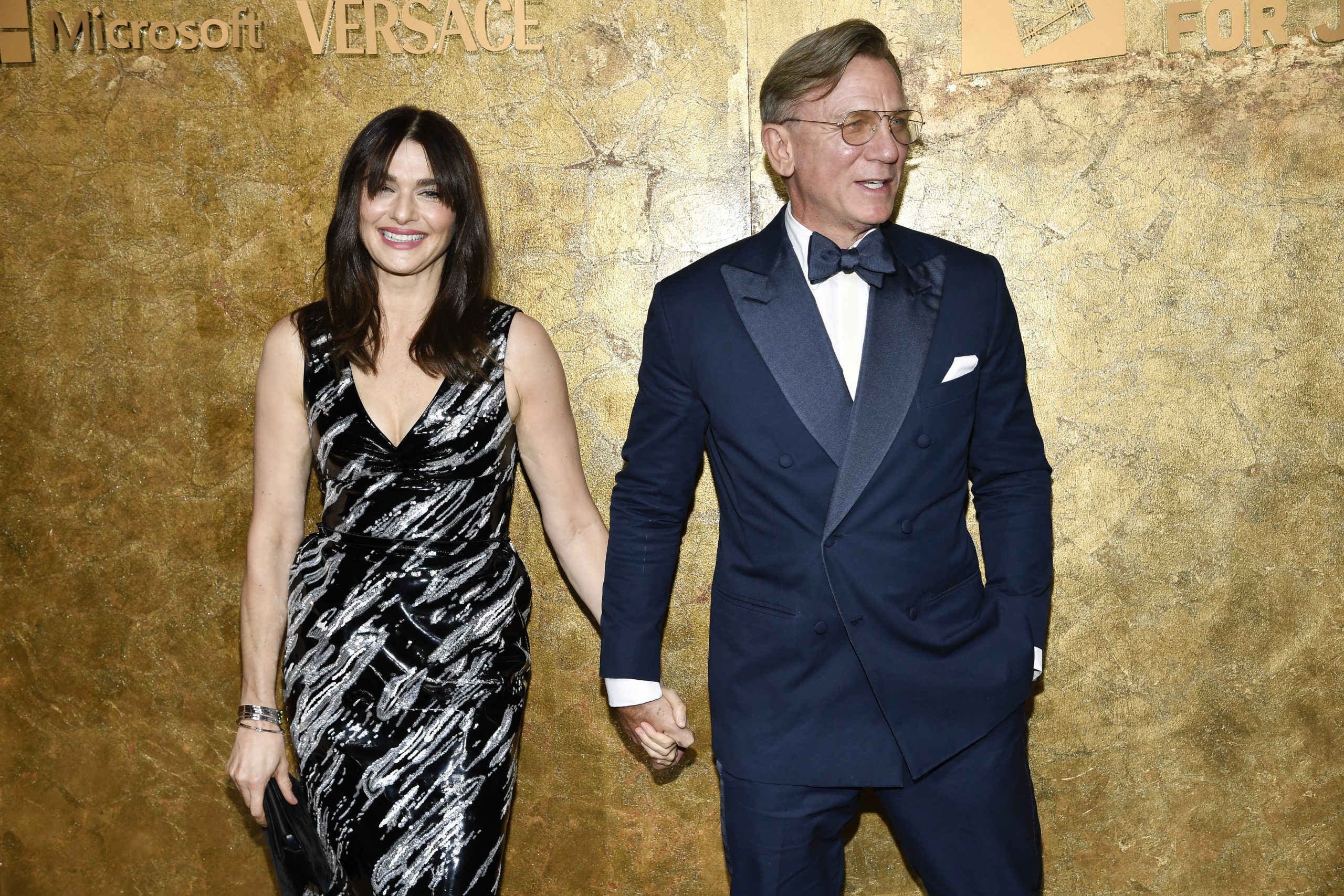 Rachel Weisz, left, and Daniel Craig attend The Albies, hosted by the Clooney Foundation for Justice, at the New York Public Library, Thursday, Sept. 28, 2023, in New York. (Photo by Evan Agostini/Invision/AP)