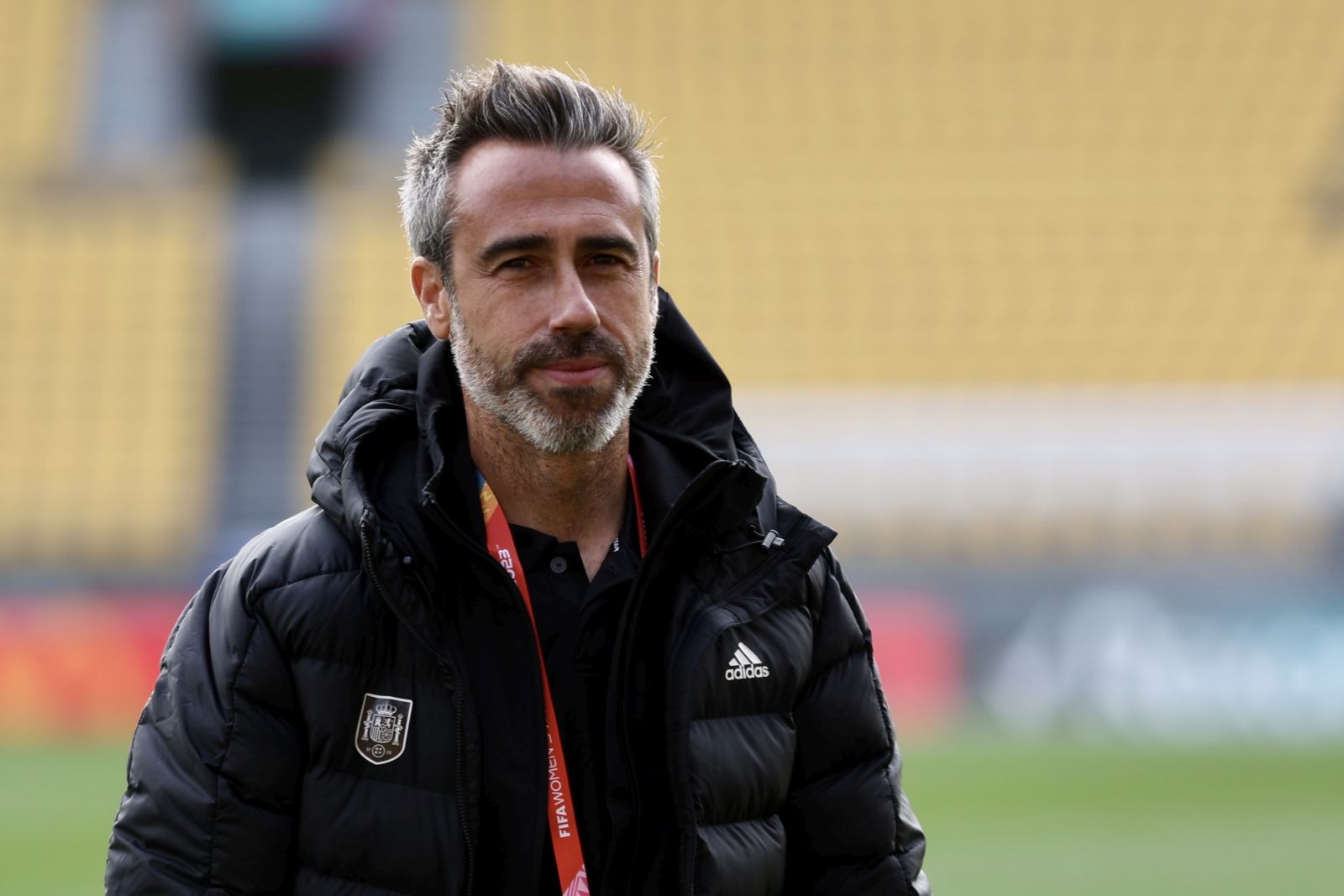 epa10842145 (FILE) - Spanish team coach Jorge Vilda inspects the pitcch ahead of the FIFA Women's World Cup at the Wellington Regional Stadium in Wellington, New Zealand, 20 July 2023 (reissued 05 September 2023). Spanish football federation RFEF has dismissed Jorge Vilda as the women's national team's head coach and technical director, according to a statement by the RFEF published on 05 September 2023.  EPA/RITCHIE B. TONGO