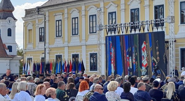 Vukovar, 16.09.2023 - Obiljeavanje 32. obljetnice Bitke za Vukovar. foto HINA/ eljko DRAENOVIÆ/ ik