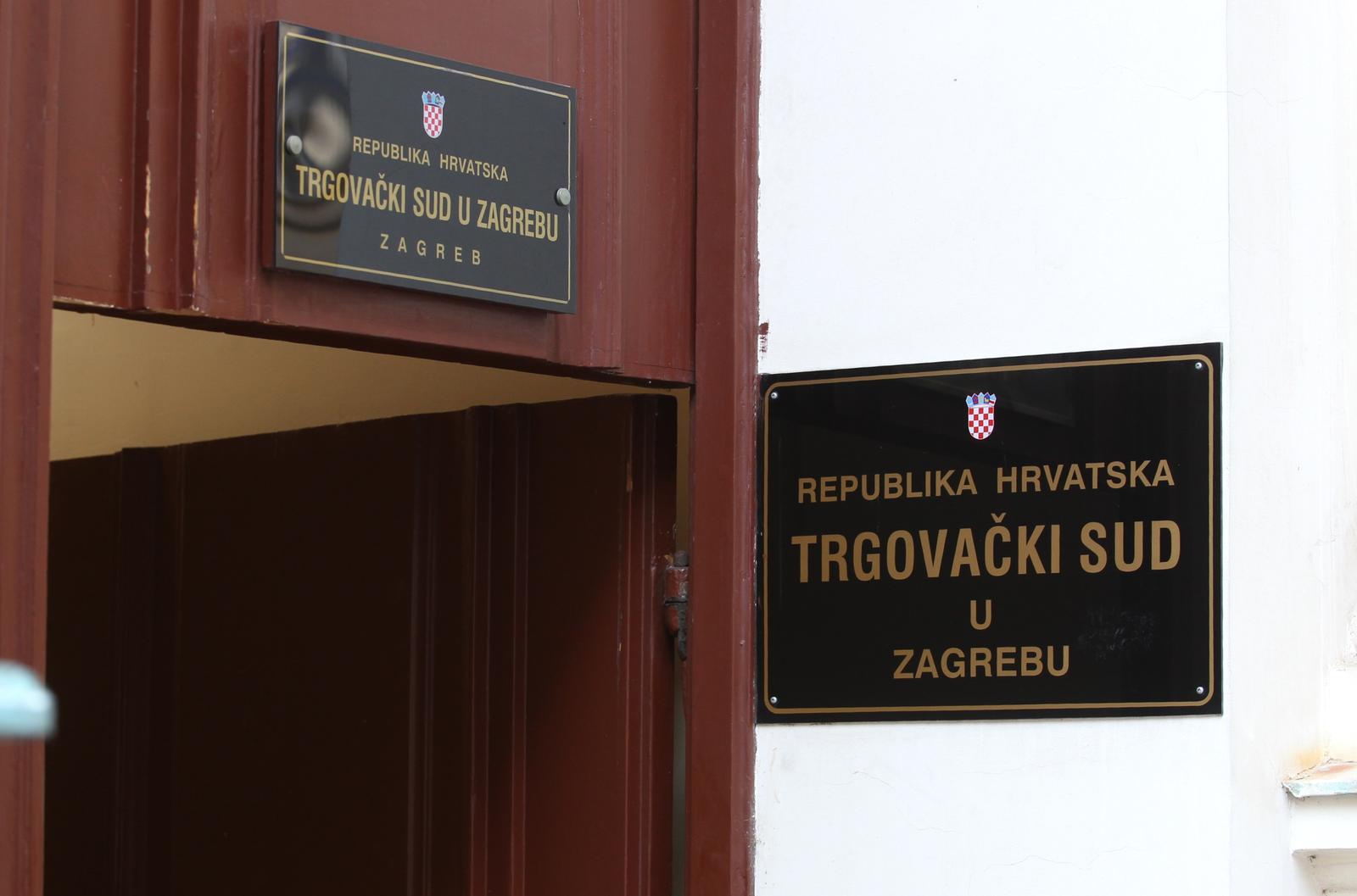 06.09.2013., Zagreb - Ploca Trgovackog suda. rPhoto: Zeljko Lukunic/PIXSELL