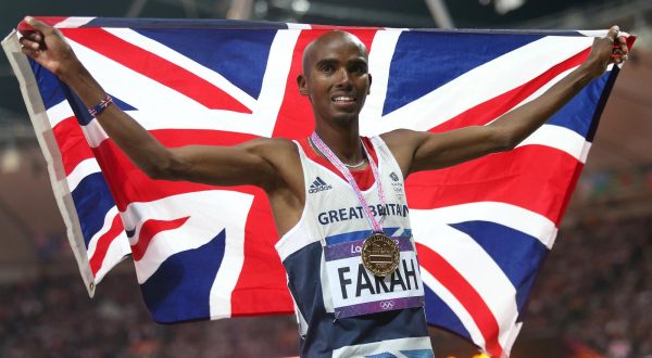 05.08.2012., Engleska, London - Ljetne Olimpijske igre London 2012. Pobjednik utrke 10000m, Mohamed Farah.r"nPhoto: Igor Kralj/PIXSELL