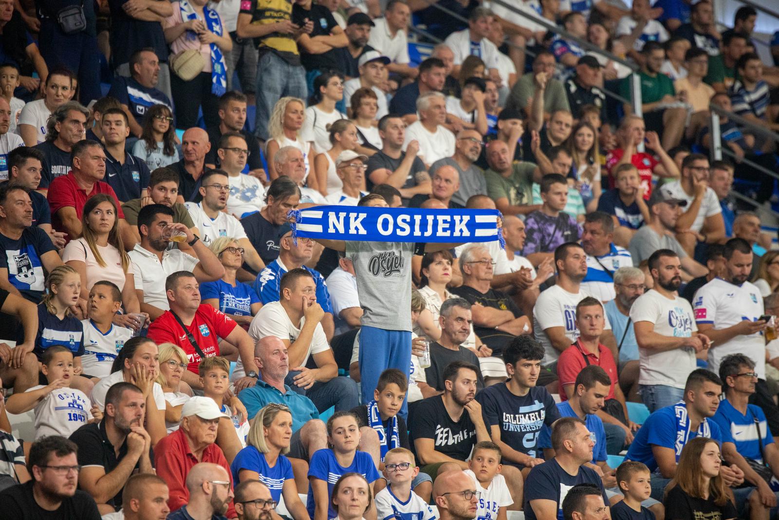 17.08.2023., Opus Arena, Osijeka - Uzvratna utakmica 3. pretkola UEFA Konferencijske lige, NK Osijek - Adana Demirspor. Photo: Borna Jaksic/PIXSELL