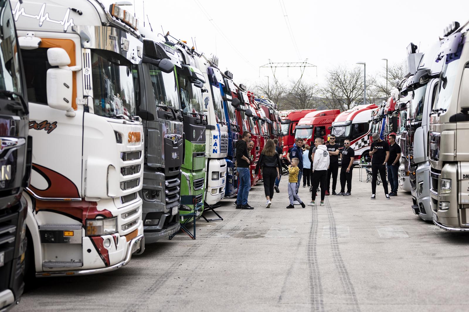 29.04.2023., Dugopolje - Truck show Dalmacija, izlozba i druzenje obozavatelja kamiona odrzana u Dugopolju. Photo: Milan Sabic/PIXSELL